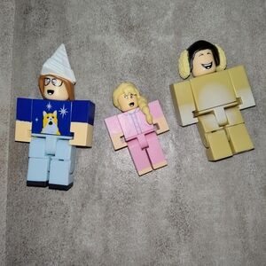 Roblox Mini Figures Lot of 3 Jazwares Characters Loose Toy Figures